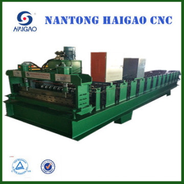 Single Layer CNC color steel roll forming / roofing Tile forming machine